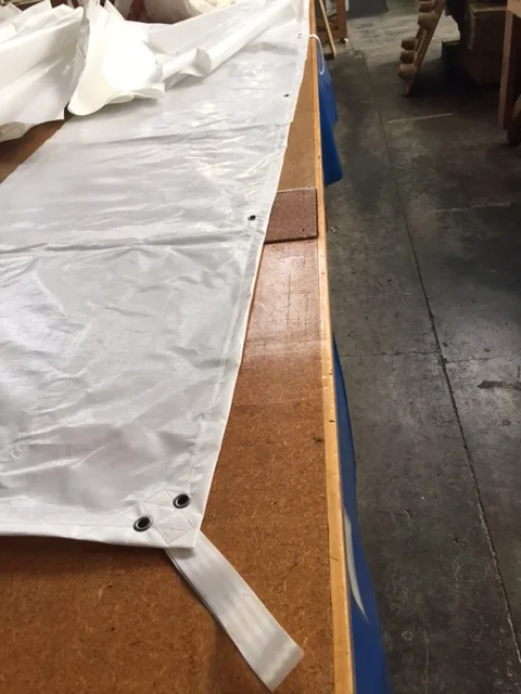 Heavy-duty custom tarpaulin made by Canvasland in Levin